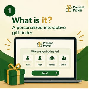 Personalisierter Geschenkefinder | Interaktive HTML-App (Digitaler Download)