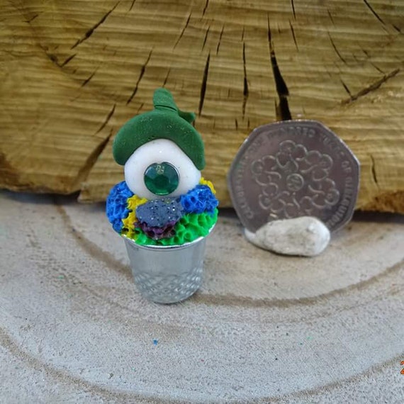 Winzige Fingerhut Fairy Haus Pixie Polymer Clay Etsy