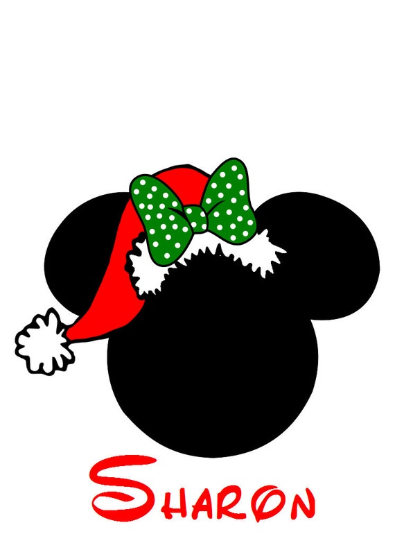 minnie santa hat