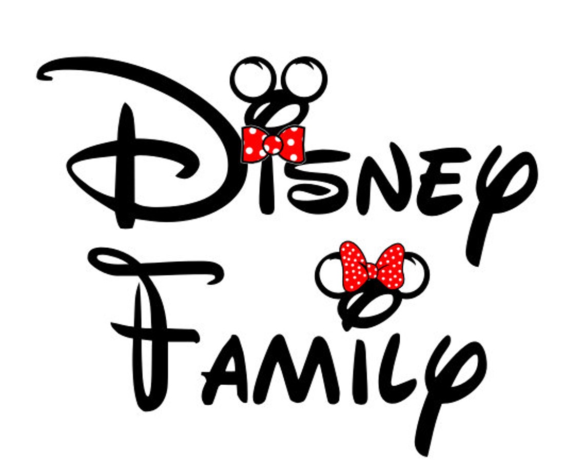 Disney Shirt Disney Family Iron on Transfer Decaliron on Etsy