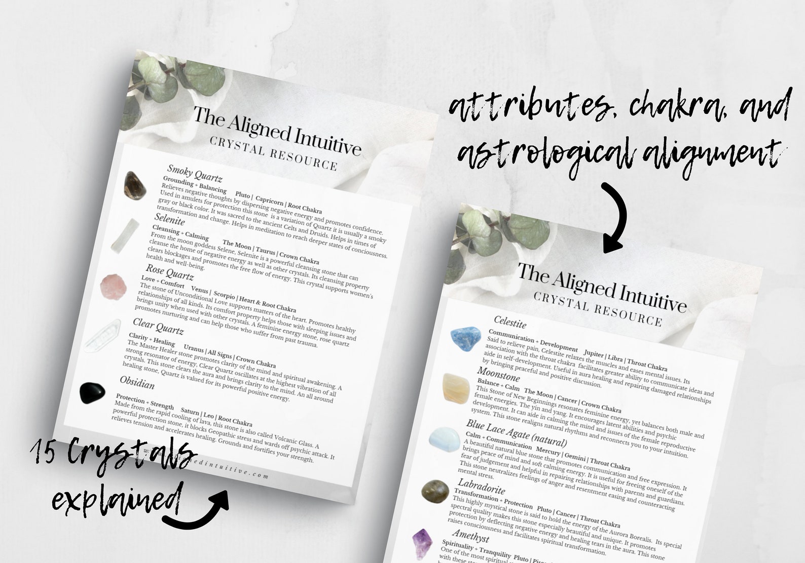 Beginner Crystal Healing Reference Guide Resource Ebook. Etsy