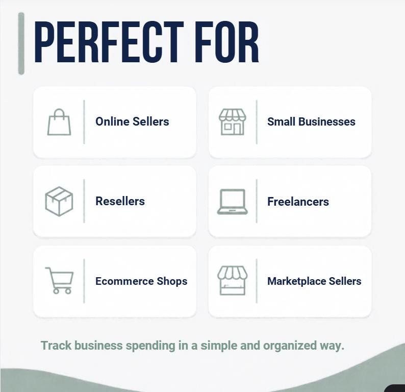 Business Expense Tracker | Google Sheets Expense Spreadsheet | Reseller ...