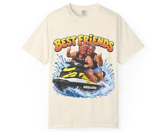 Friends Jet Ski T-Shirt | Retro Water Sports Graphic Tee