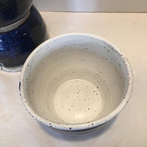 Bowl 3 Cup Ceramic Clay Pottery Cream Jade Green Turquoise Glaze Wheel Thrown Creamy Neutral Soup Cereal Ramen Rice Salad Bowl Pretty image 3