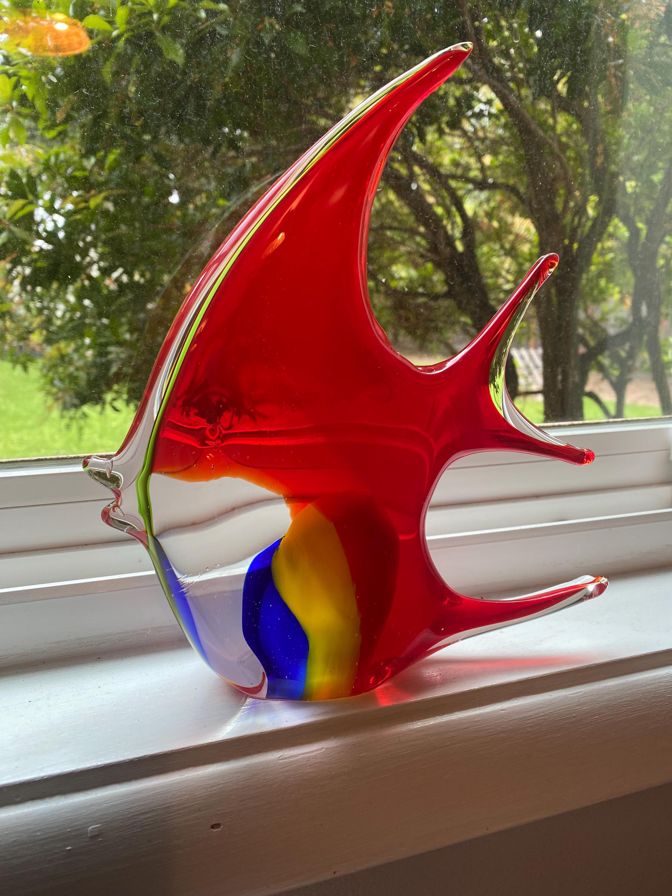 Murano Angel Fish - Etsy