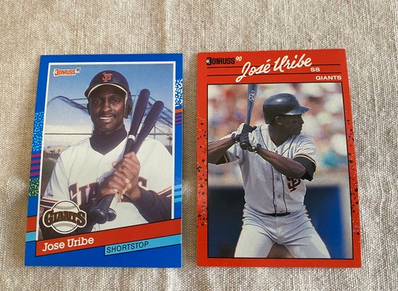 2 Cards W/ Errors! 1991 Donruss Baseball Ultra Rare Jose Uribe #375 TRIPLE Error Card. PLUS ! 1990 Donruss Jos Uribe #335 RARE With Errors - Etsy 2 Cards W/ Errors! 1991 Donruss Baseball Ultra Rare Jose Uribe #375 TRIPLE Error Card. PLUS ! 1990 Donruss Jos Uribe #335 RARE With Errors - Etsy