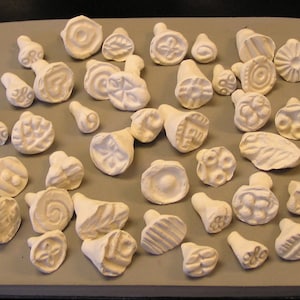 Tariff Free Set/5 Clay Stamps B2G1+ Buy 2 sets get a 3rd set free. Pottery Ceramic Pattern Texture  PMC Polymer Sculpey Fimo Potter Artist