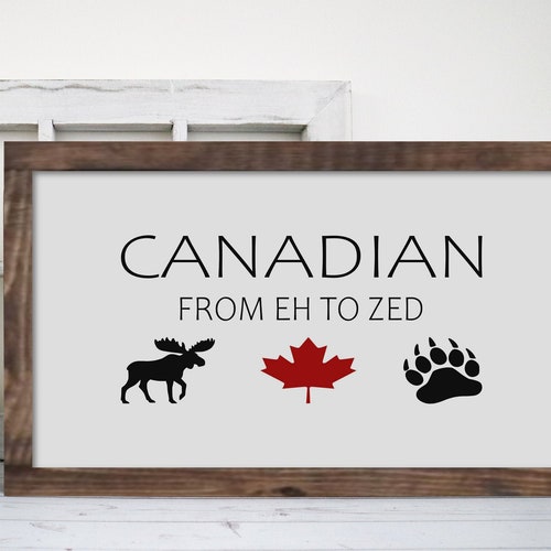 Canada Wood Sign Canadian Wall Decor Canada Day Sign Rustic Etsy Canada