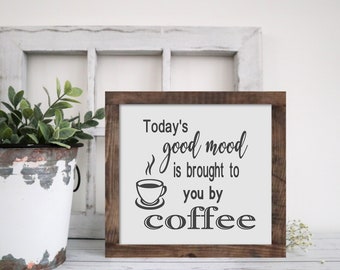 Funny Coffee Sign, Coffee Gifts, Coffee Wall Art, Coffee Wall Decor, Coffee Sign, Cafe Sign Decor, Coffee Gift