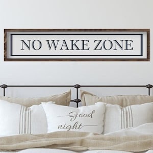 No Wake Zone Wood Sign, Lake House Sign Decor, Signs For Cottage, Lake House Signs, Nautical Wooden Signs, Lake House Bedroom Wall Decor