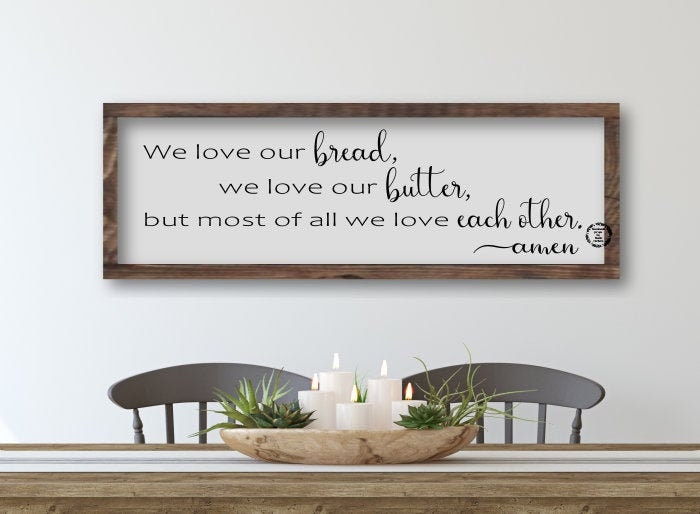 Dining Room Wall Decor Signs Farmhouse Kitchen Signs Home Etsy Canada