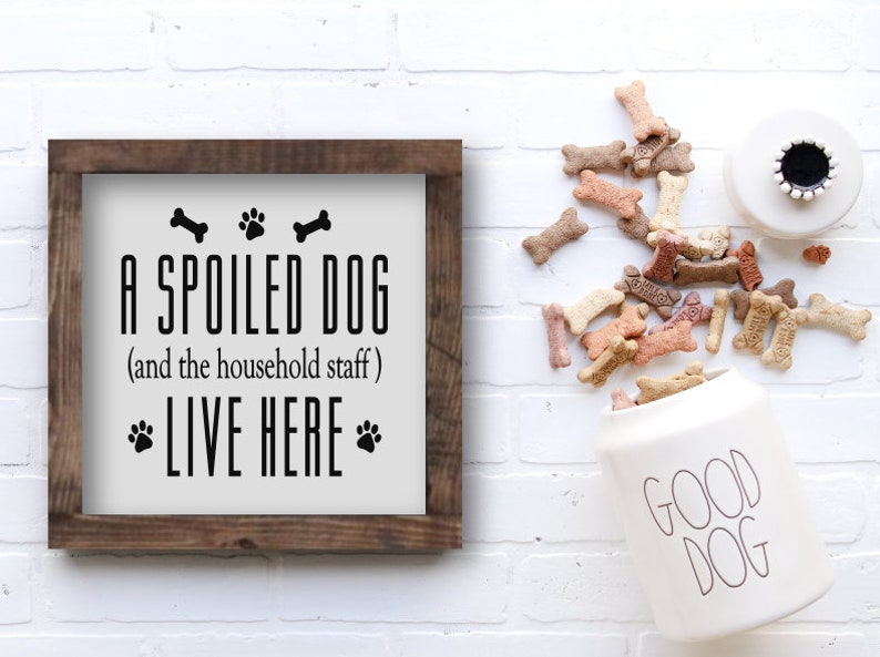 Dog Signs Wood Dog Sign Dog Home Decor Dog Lover Gift Etsy Canada