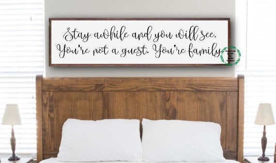 Guest Bedroom Sign Guest Bedroom Decor Large Bedroom Sign Guest Bedroom Wall Decor Framed Signs With Quotes Farmhouse Wall Decor