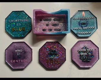 Halsey Badlands coaster set