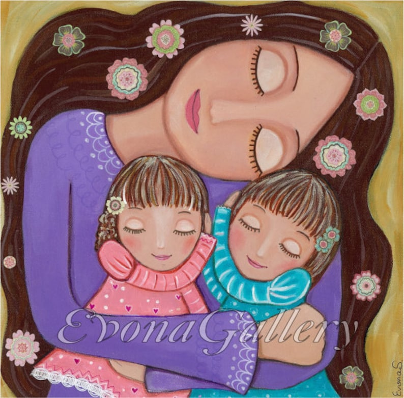 Mother's Love 2 Mixed Media Wall Decore by Evona image 0
