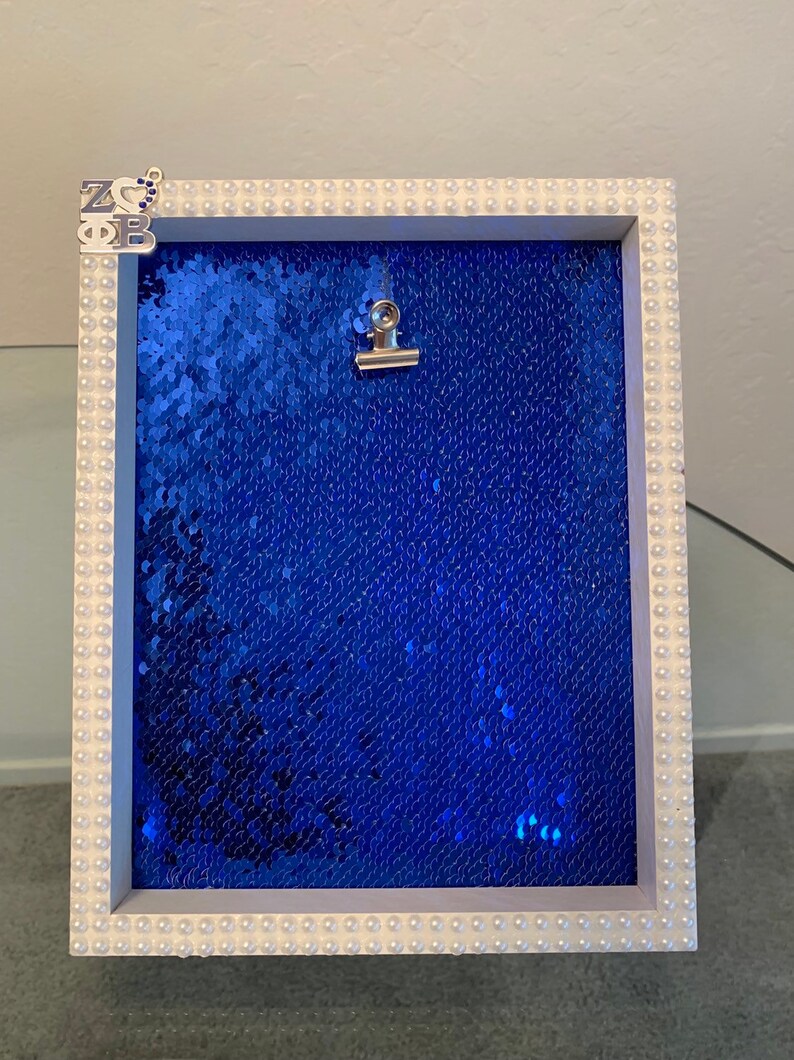 Zeta Phi Beta Picture Frame Wall Hanging