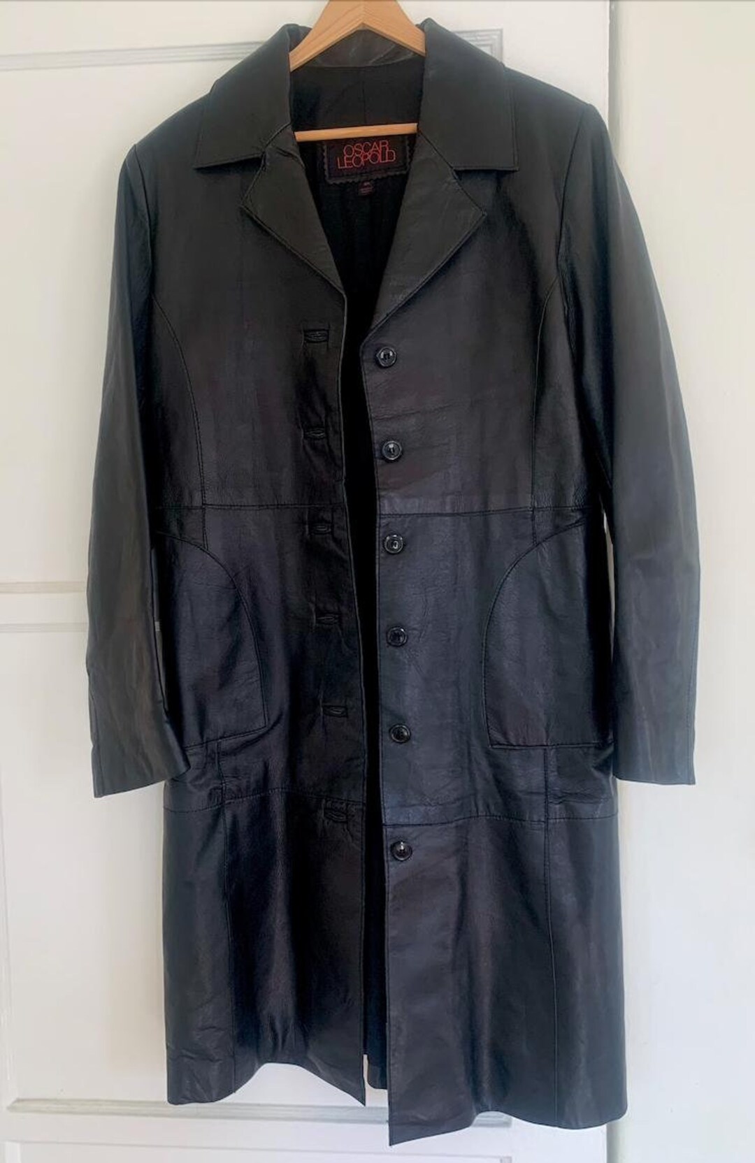 Oscar Leopold Washed Brown Vintage Jacket (S)