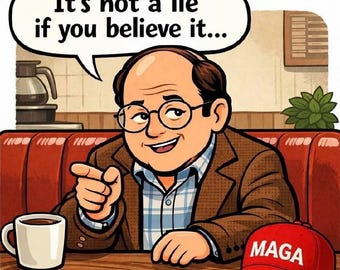 Its Not A Lie If You Believe It MAGA Sticker | Political Humor Vinyl 2 Pack
