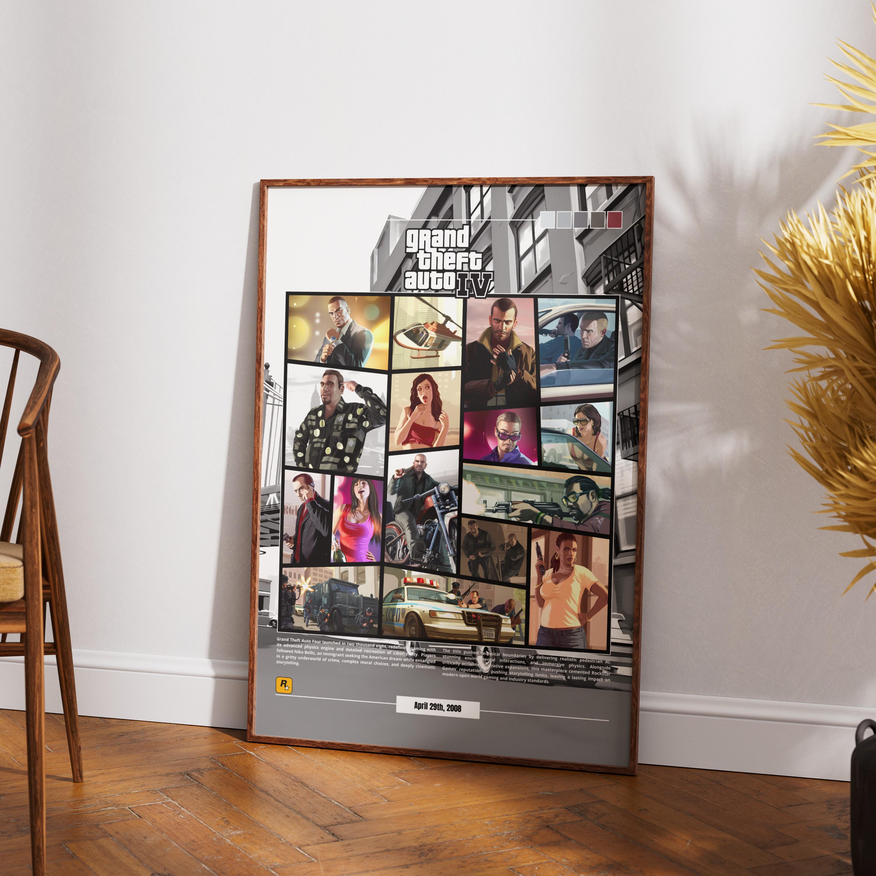 Gta 4 Poster - Etsy