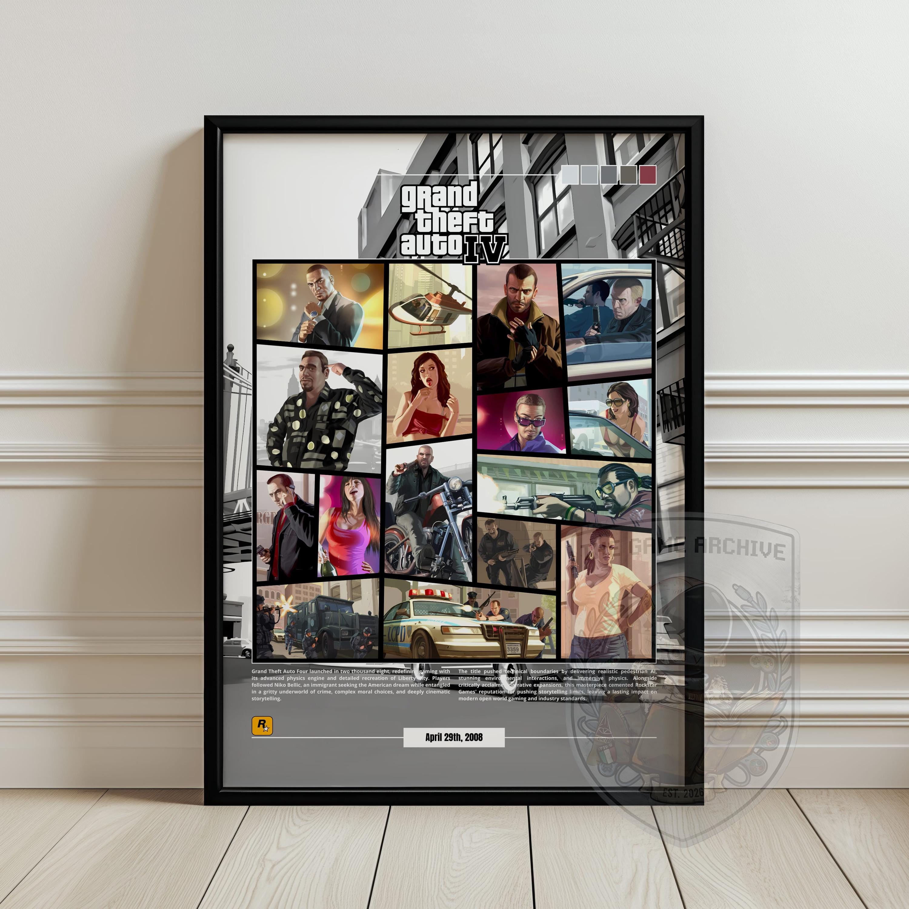 Gta 4 Poster - Etsy