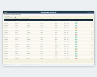 First-Time Landlord Starter Kit — Excel + Sheets Instant Download