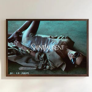 Saint Laurent Poster - Etsy