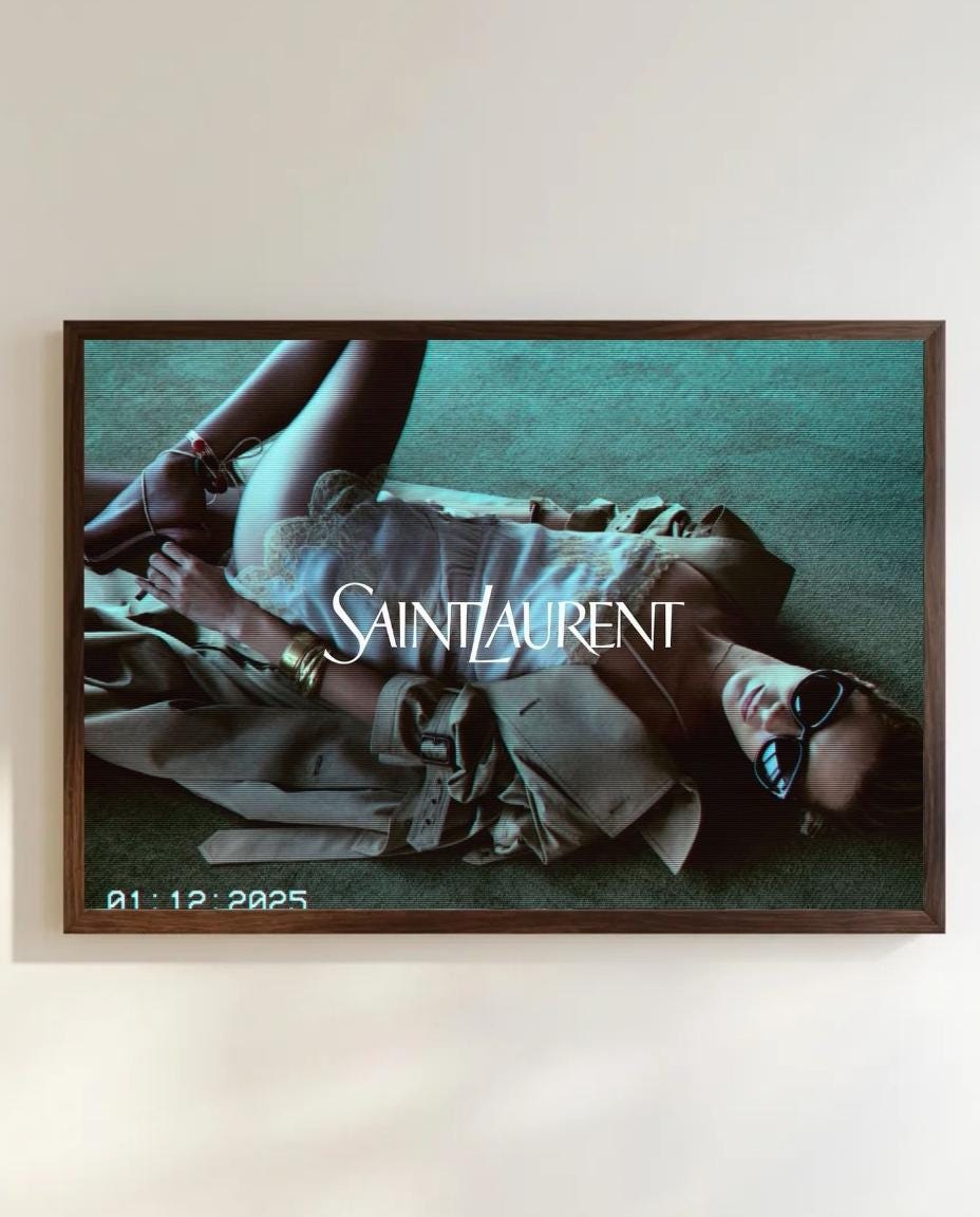 Saint Laurent Poster - Etsy