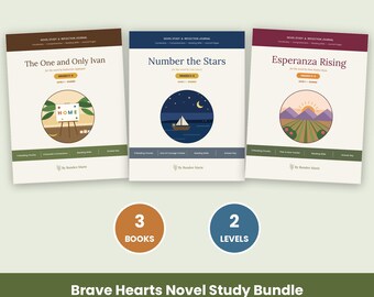 Pack d'étude des romans Brave Hearts : Ivan, Number the Stars, Esperanza Rising (Téléchargement numérique)