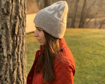 KNITTING PATTERN // The Quick One // Double Brim Colorwork Beanie - Toque // Includes Written & Charted Directions