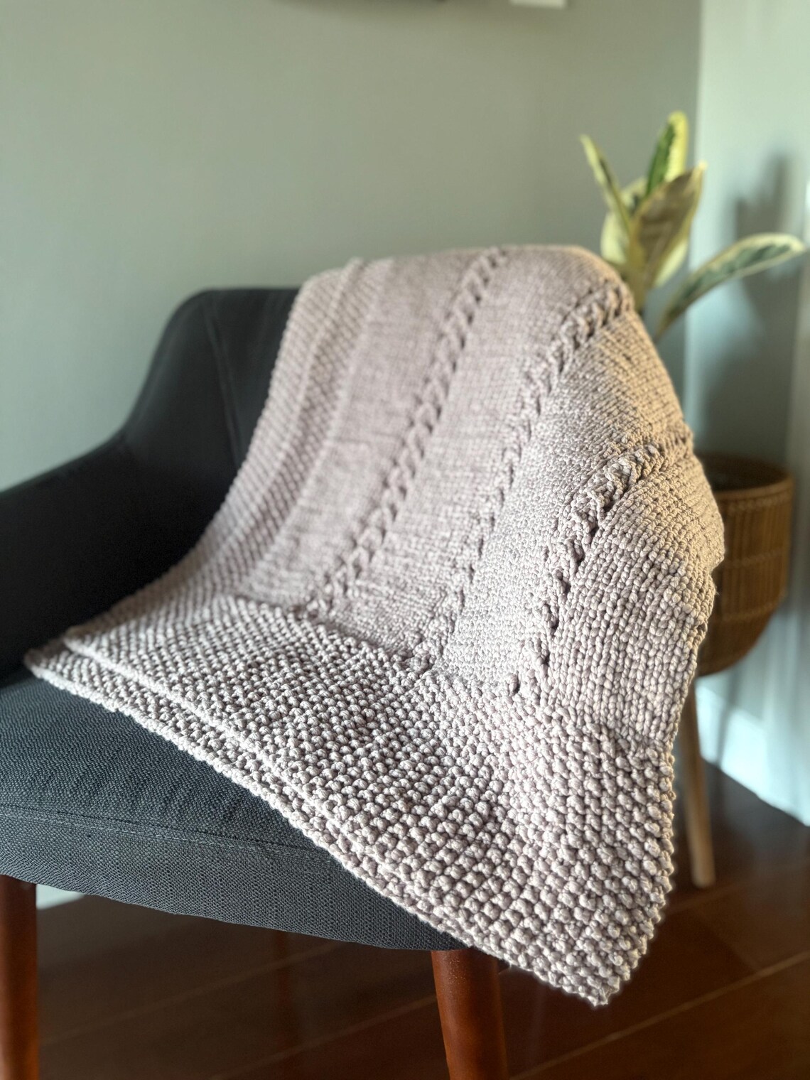 Spring Knitting Sign Signs of Spring Throw Knitting Pattern: Bulky Lacy Blanket (PDF Pattern ...