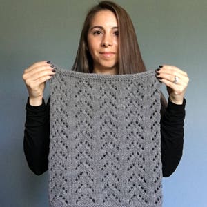 KNITTING PATTERN The MIRIAM // Classic Lace Cowl // Includes Written Pattern & Chart // Level: Easy image 2