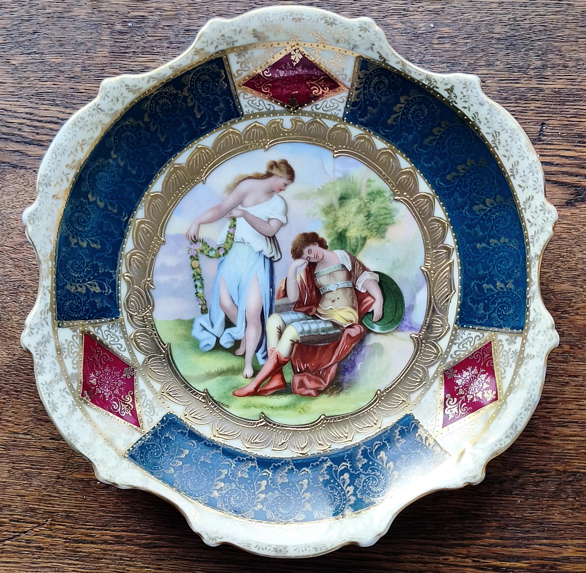 Royal Vienna China Plates - Etsy