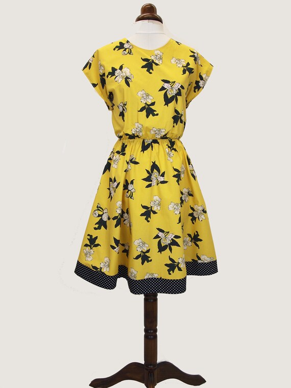yellow floral dress uk