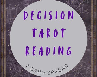 Personalized Decision Tarot Reading | 7-Card