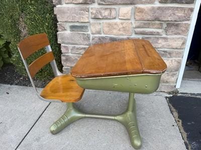 1950s School Chair - Etsy