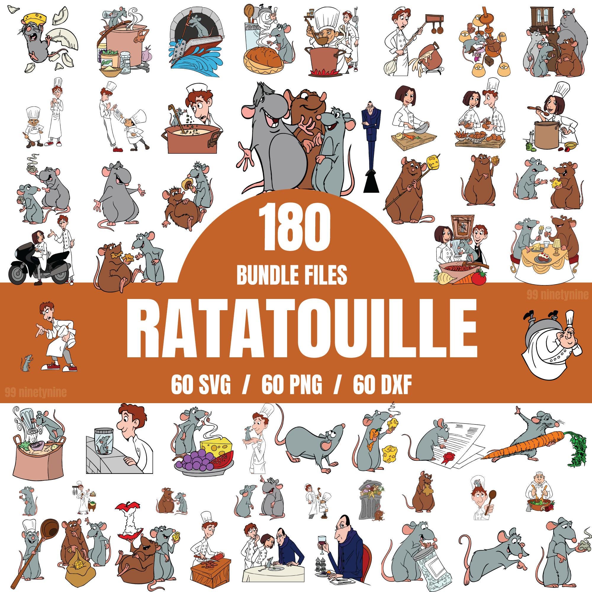 Ratatouille clip art - Etsy México