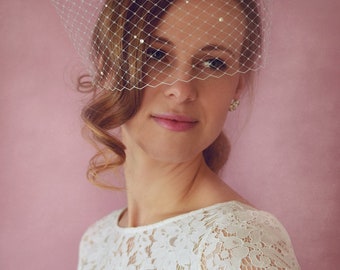 Birdcage Veil Bridal Headpice