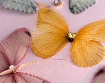Tutorial de mariposas de seda en PDF: guía paso a paso para hacer accesorios para el cabello con mariposas de seda (plantilla imprimible incluida)