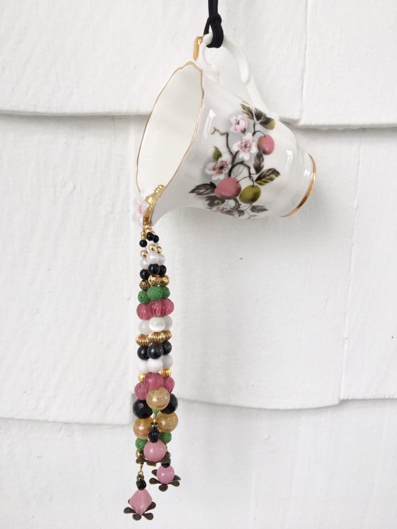 Upcycled Vintage Creamer Ornament Kitchen Decoration Garden Etsy