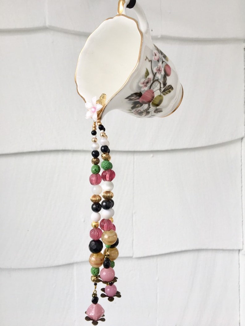 Upcycled Vintage Creamer Ornament Kitchen Decoration Garden Etsy