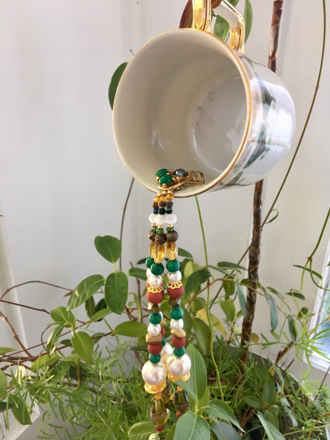 Coffee Cup Kitchen Decoration Upcycled Coffee Mug Sun Etsy