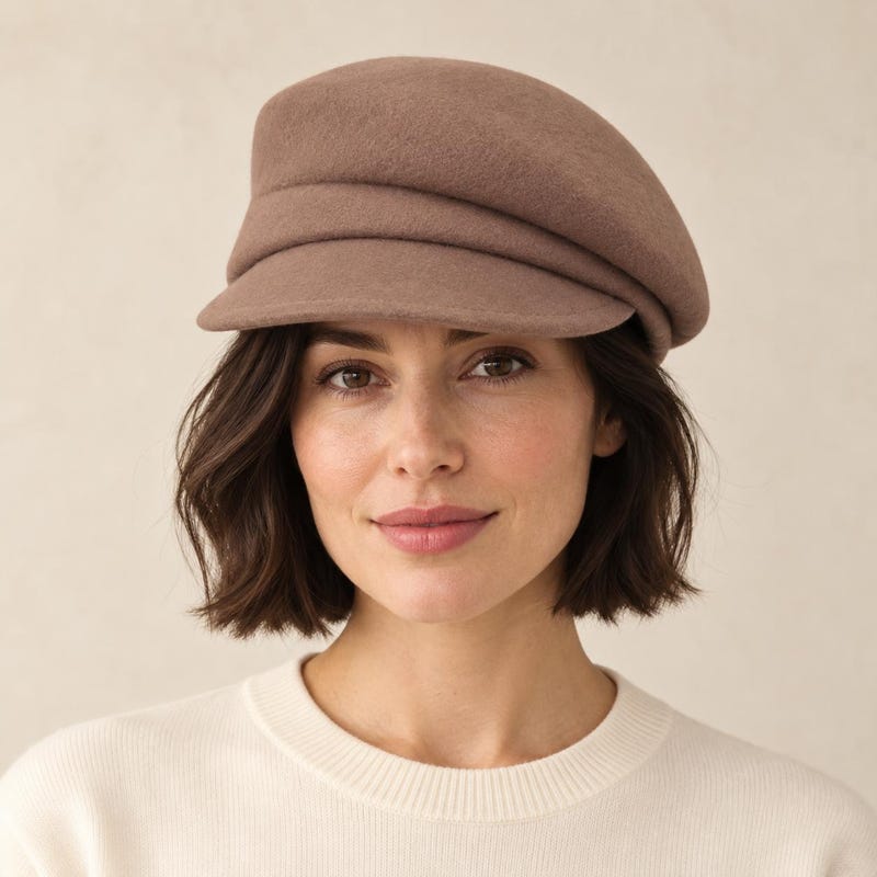 Asymmetric Newsboy Hat - Etsy