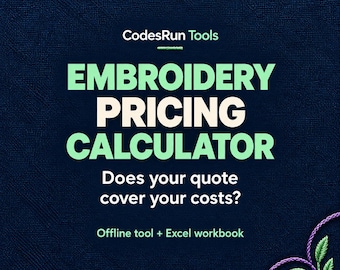 Embroidery Pricing Calculator — Catch Underpriced Quotes Before You Accept