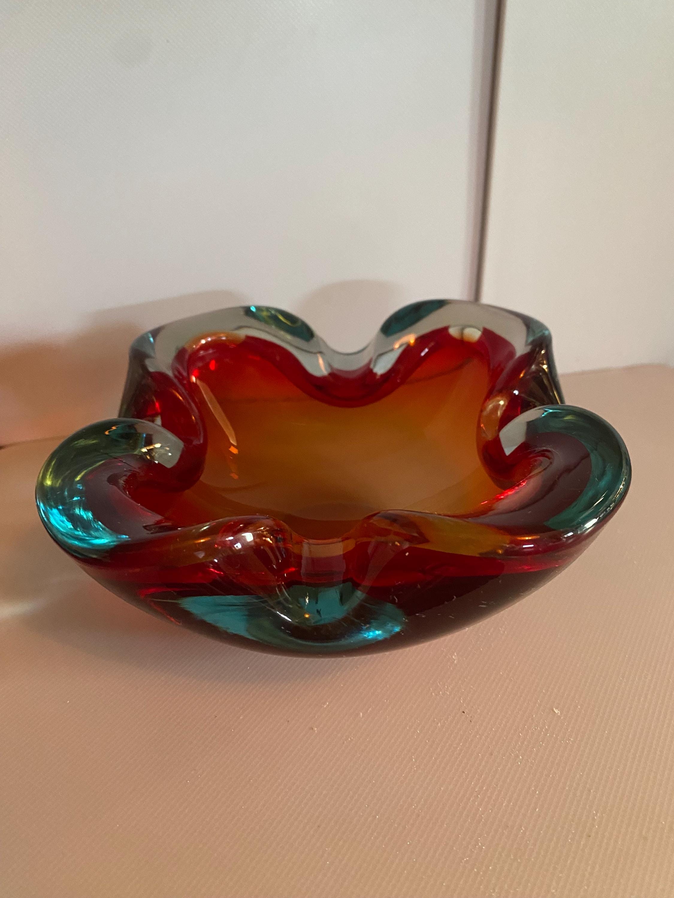 Murano glass ashtray - Etsy 日本