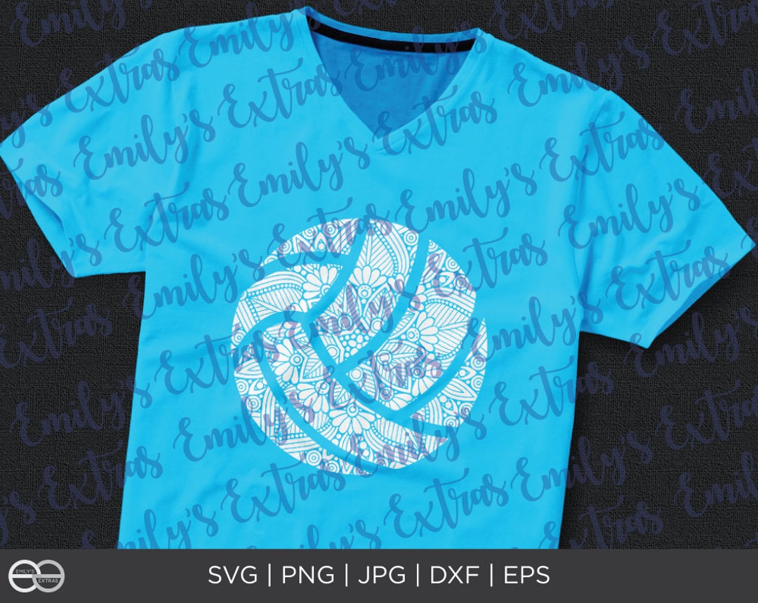 Volleyball Mandala File, Volleyball Zentangle, Volleyball SVG