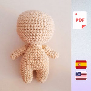 Amigurumi Chibi Body - PDF Pattern - SPA & ENG