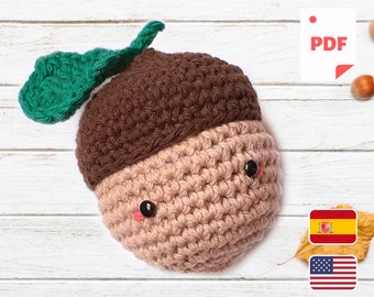 Baby Acorn - PDF Amigurumi Pattern - SPA & ENG