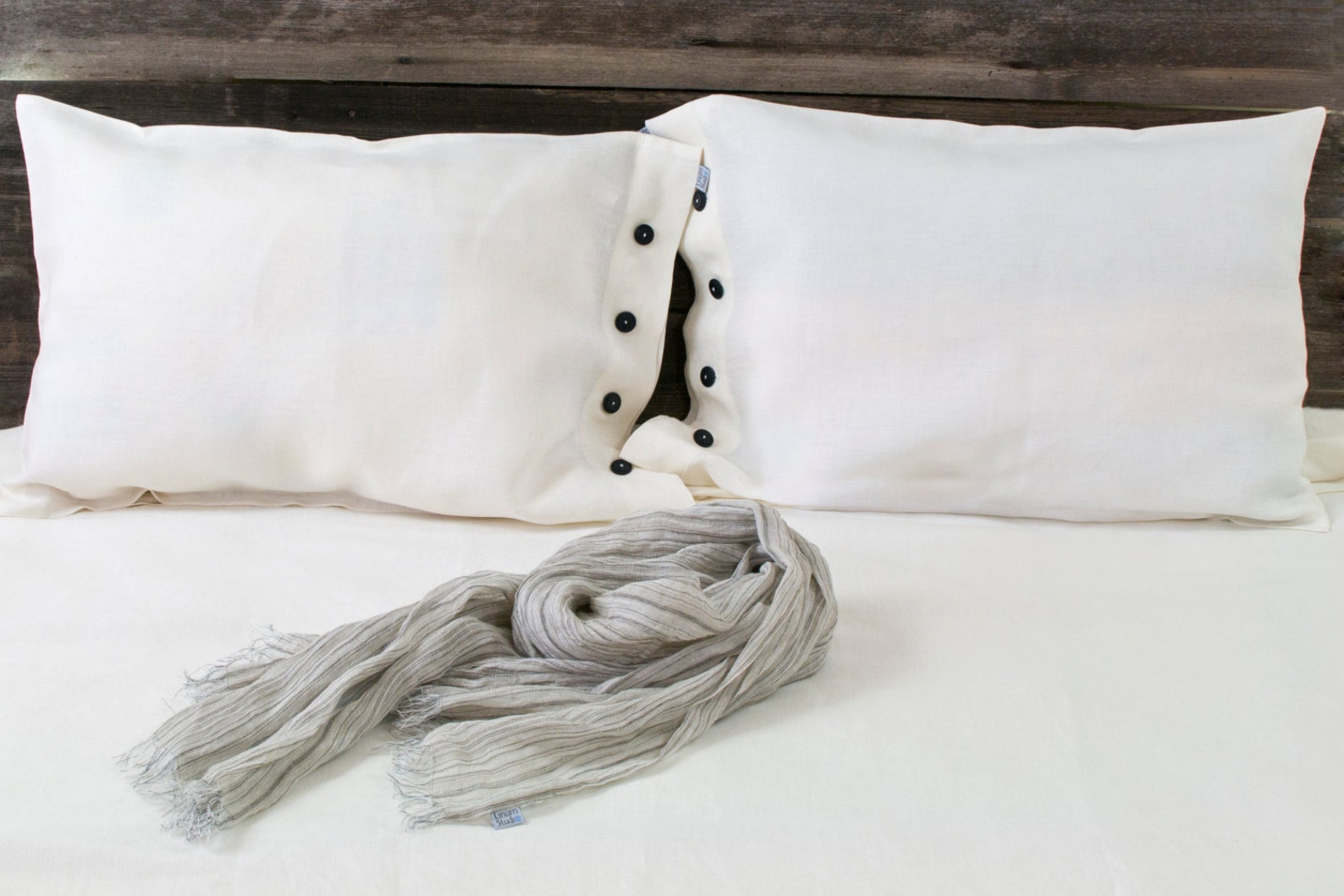 Linen pillow sham white sham linen pillowcases linen Etsy