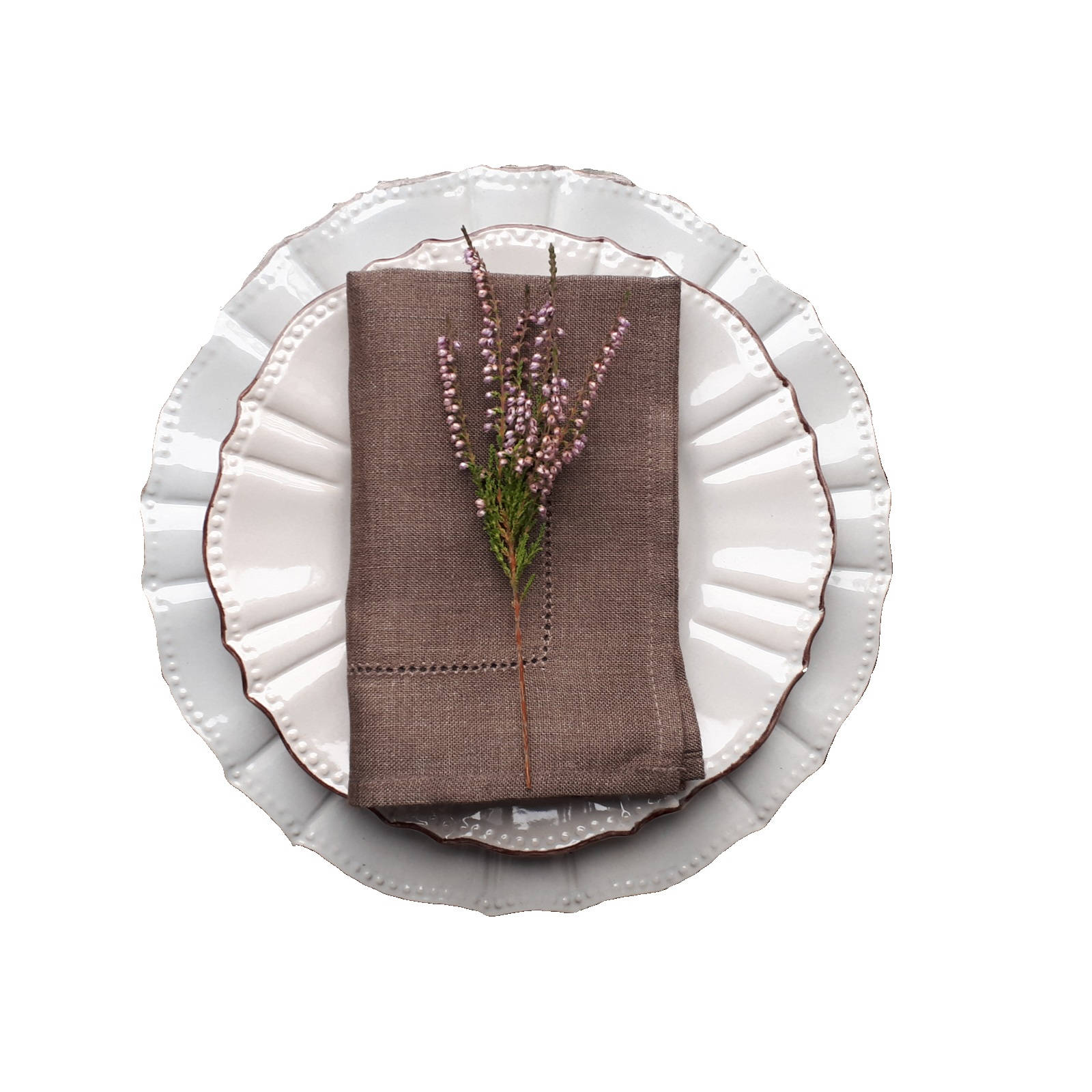 Brown linen napkins coffee brown napkins brown napkins set Etsy