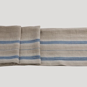Linen table runner - sack table runner - vintage table runner - natural table runner - linen centerpiece - table centerpiece, linen tabletop